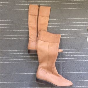 J. Crew tan riding boots